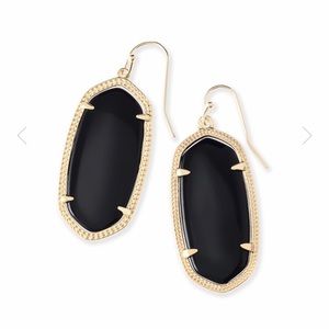 Kendra Scott Elle Drop Earrings in black